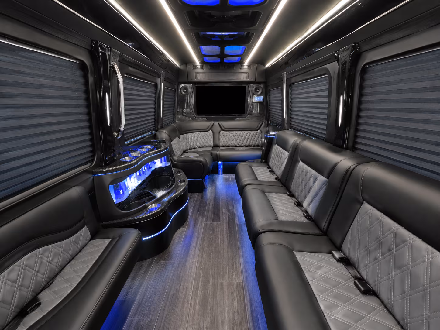 fresno 15 passenger party bus
