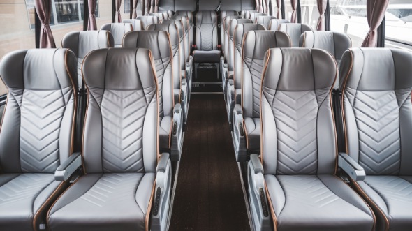 55 passenger charter bus interior bakersfield